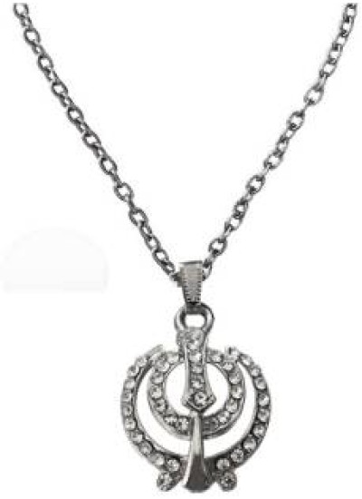 Silver Khanda Fashion Pendant 