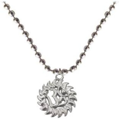 Silver Om Surrounded Sun Fashion Pendant 