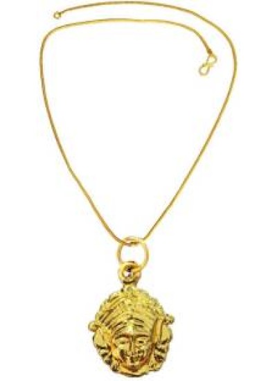 Gold Maa Durga  Pendant 