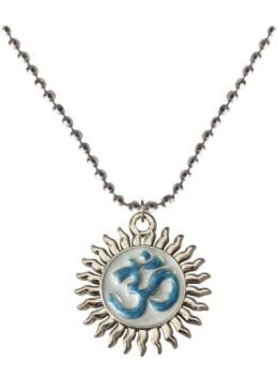 Elegant Multicolor Two sided Om Pendant