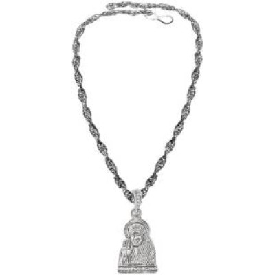 Silver Lord Shree Sai Baba Pendant 