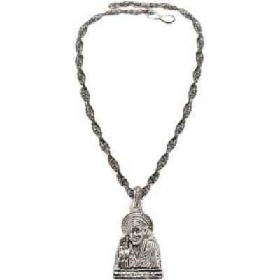 Silver Lord Sai Baba Pendant 