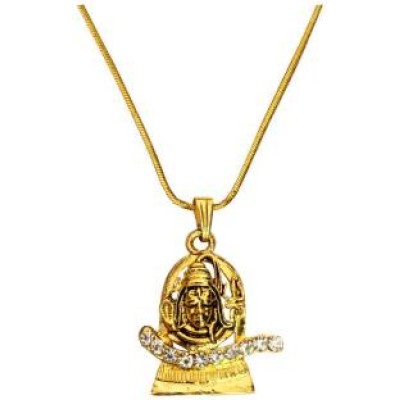 Gold  Shivratri Special Lord Shiva Pendant 