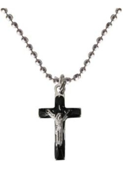 Black Christ cross Pendant 
