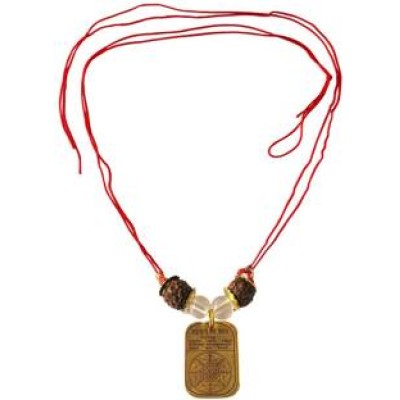 Multicolor Siddha Shree Mahamrityunjay Kavach Pendant 