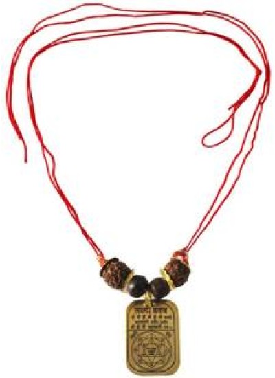 Multicolor Siddha Shree Lakshmi Kavach Pendant 