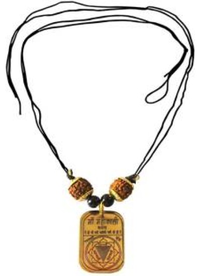 Multicolor Siddha Shree Mahakali Kavach Pendant 