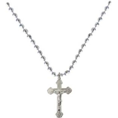 silver Jesus Christ Cross Pendant 