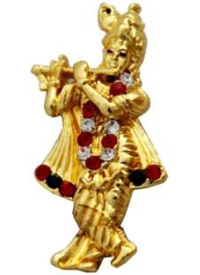 Gold Krishna Pendent 