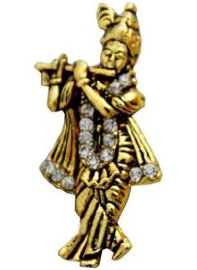 Gold Krishna Pendent 