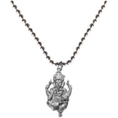Elegant Silver God Ganesha Pendant
