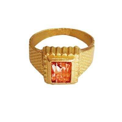 Menjewell Classic Square - Shape Design Alloy Figure Ring