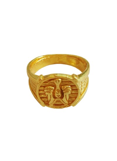 Brilliant Stylish 22KT Gold Finger Ring for Gents