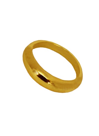 22KT Gold Men Plain Ring MR46