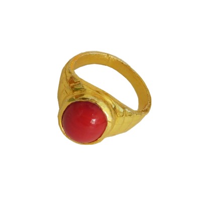 Munga/Red Coral Stone Ring