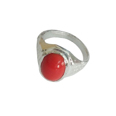 Munga/Red Coral Stone Ring