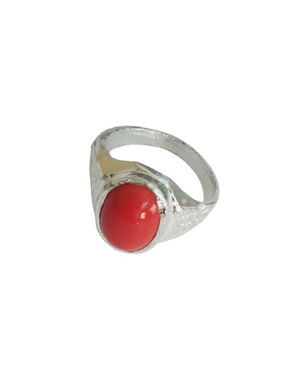 Munga/Red Coral Stone Ring