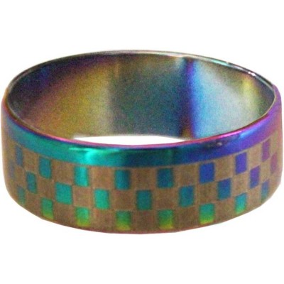 Elegant  Muliticolor  checks dot Fashion Ring