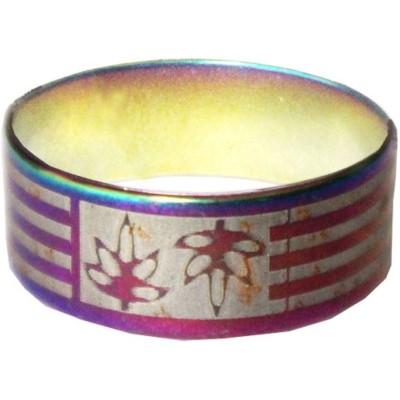 Elegant Multicolor Lotus Fashion Thumb Ring