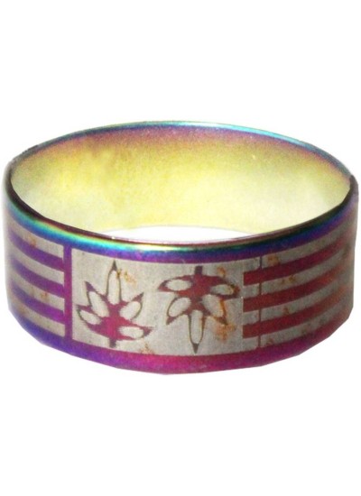 Elegant Multicolor Lotus Fashion Thumb Ring