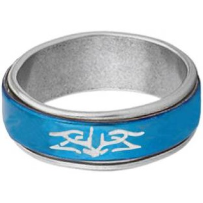 Classic   Silver::Blue  Latest Design Thumb Ring