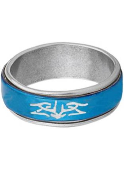 Classic   Silver::Blue  Latest Design Thumb Ring