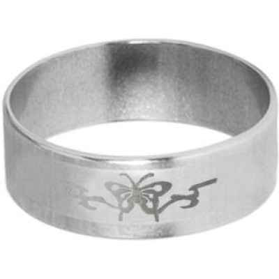 Classic Silver Butterfly Shape Design Thumb Ring