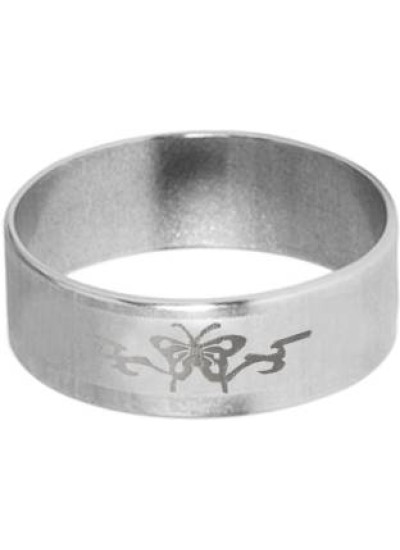 Classic Silver Butterfly Shape Design Thumb Ring