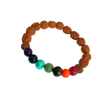 7 Chakra Kundalini Energy Balance Rudraksha Bracelet 