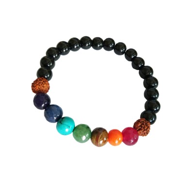 7 Chakra Kundalini Energy Balance Rudraksha Bracelet 