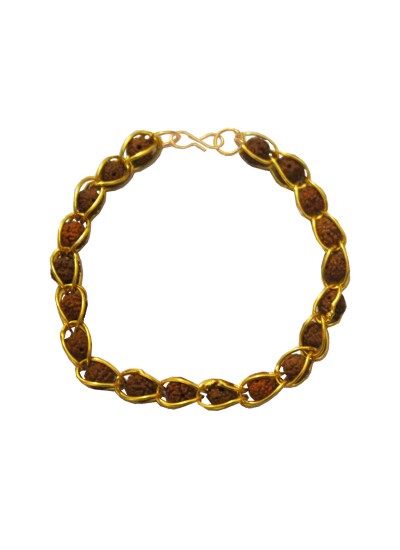 22Ct Yellow Gold Rudraksha Bracelet for Men at PureJewels-sonthuy.vn