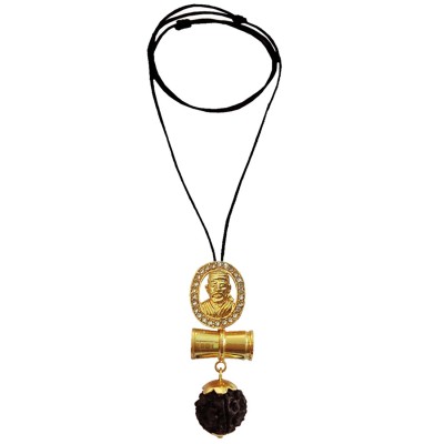 Sai Baba Damru Rudraksha Pendant By Menjewell