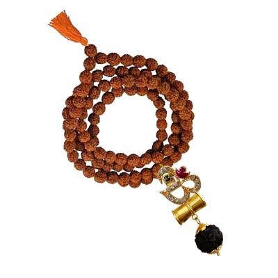 Mahadev Shiva Shivling  Om Rudraksha  Damru Pendant By Menjewell