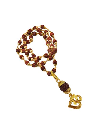 Mahadev Shiva Om Rudraksha Pendant By Menjewell