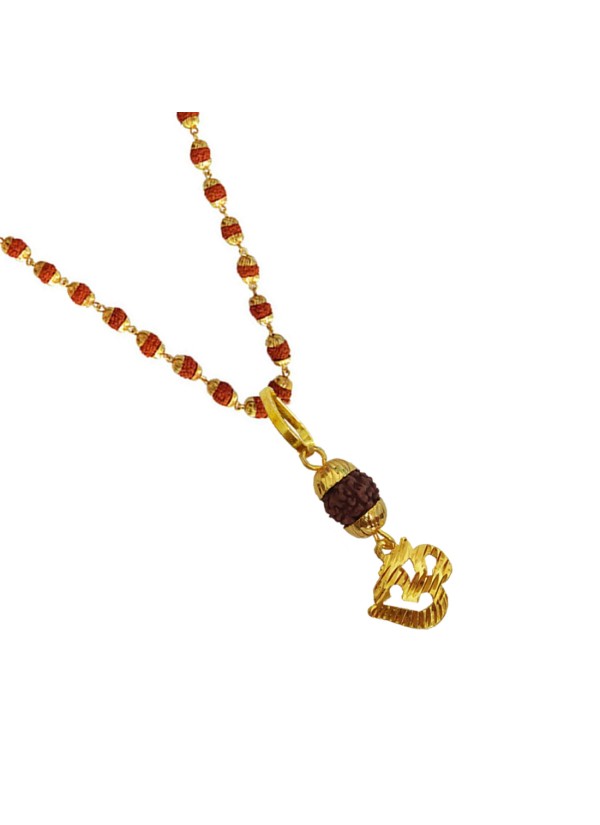 Mahadev Shiva Om Rudraksha Pendant By Menjewell