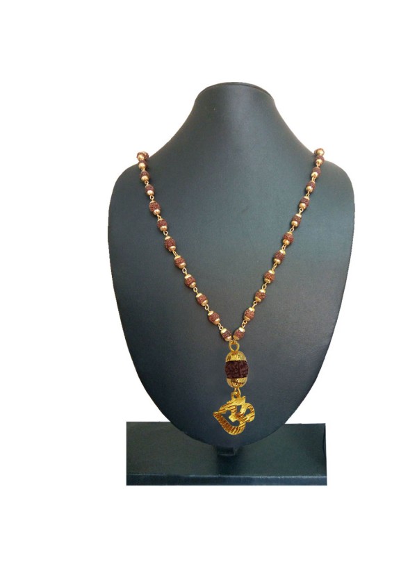 Mahadev Shiva Om Rudraksha Pendant By Menjewell