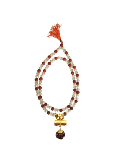 Shiv Trishul Rudraksha Damru Pendant