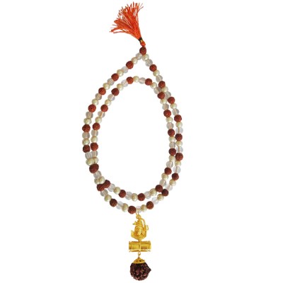 Shiv Shakti Kavach Rudraksha Damru Pendant