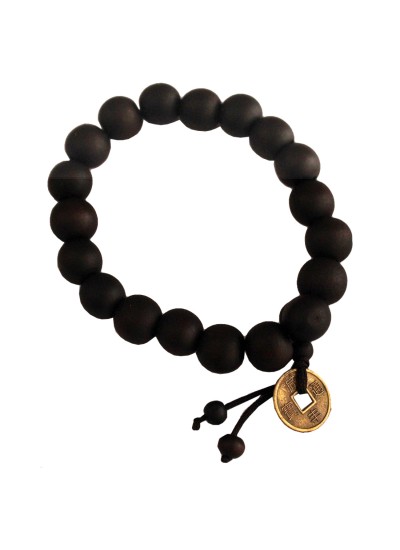 Elegant Black Wooden Bracelet