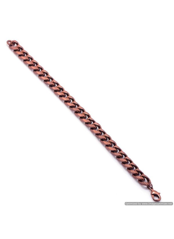 Copper  Curb Chain Fashion Brass Copper Bracelet