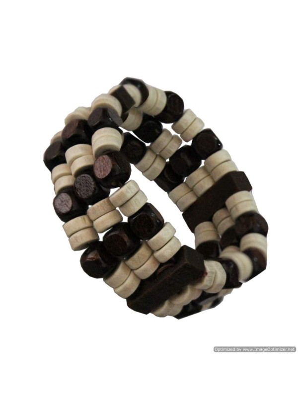 Multicolour Fashion  Wood Bracelet 