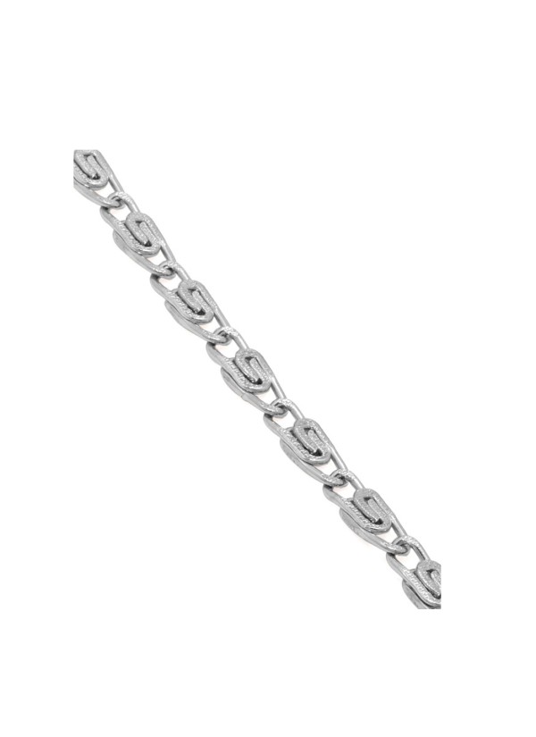 Mens Jewellery  Silver  Byzantine Chain Fashion Bracelet 