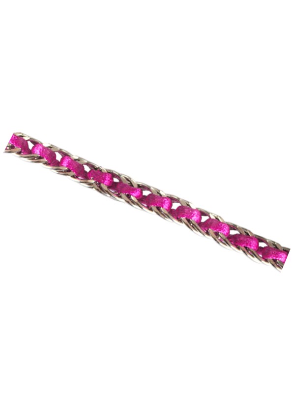 Mens jewellery  Pink::silver  Braided Fashion with Nylon Fashion Threade Bracelet 