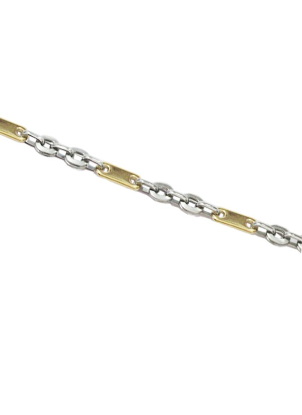Gold::Silver  Box Byzantine Fashion Chain Link  Bracelets