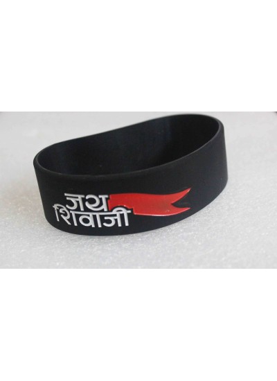 Elegant Multicolor – Jai Shivaji Stylish Trebdy Stretchable Silicon Rubber Wristband 