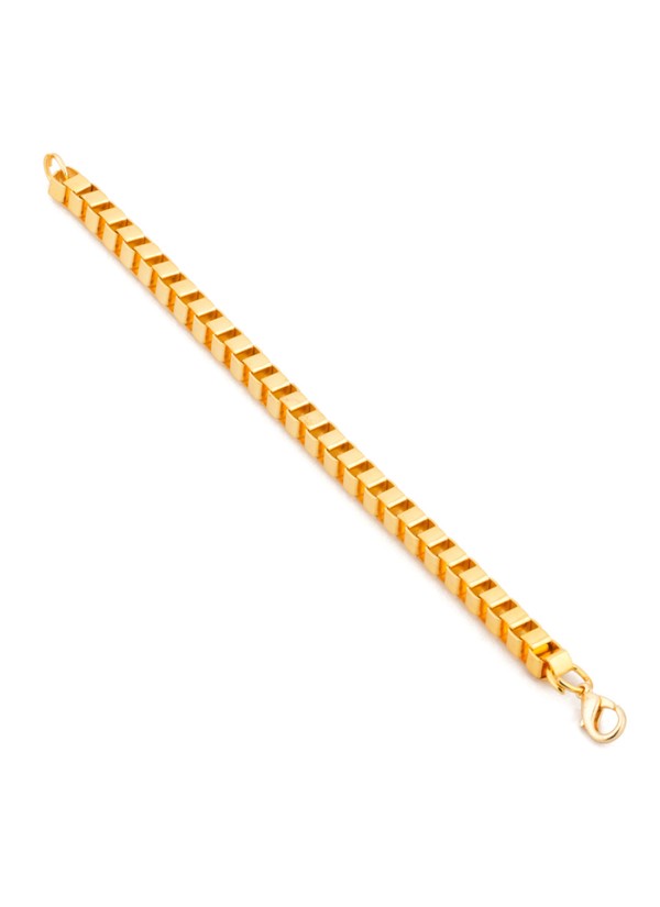 Mens Jewellery Gold  Box Chain Fashion Chain Link  Bracelet