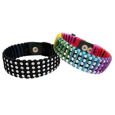 Menjewell New Classic Collection Multicolor Stylish wrist band Design Bracelet Combo For Boys & Men