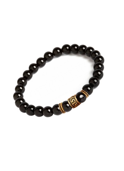 JADE AND ONYX STONE ENERGY GEMSTONE BRACELET – SStringz