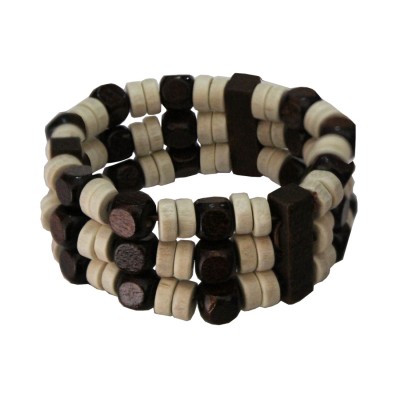 Multicolour Fashion  Wood Bracelet 