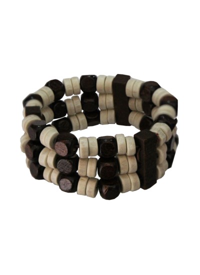 Multicolour Fashion  Wood Bracelet 